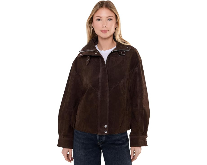 Iced Chocolate Bomber Jacket