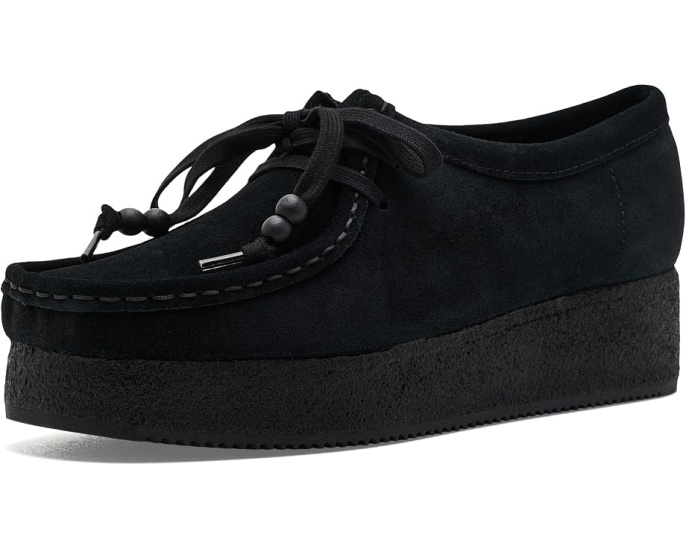 Кроссовки Clarks Wallacraft Bee на платформе из замши