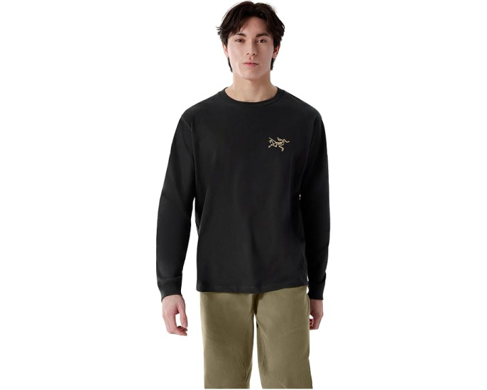 Хлопковая футболка Arc'teryx Kragg с длинным рукавом и плотной структурой
