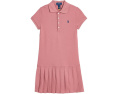 Платье Polo Ralph Lauren плиссе из сетки stretch с поло