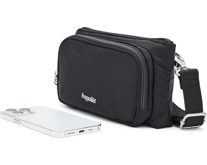 Миниатюрный кошелек через плечо Classic Anti-Theft Baggallini