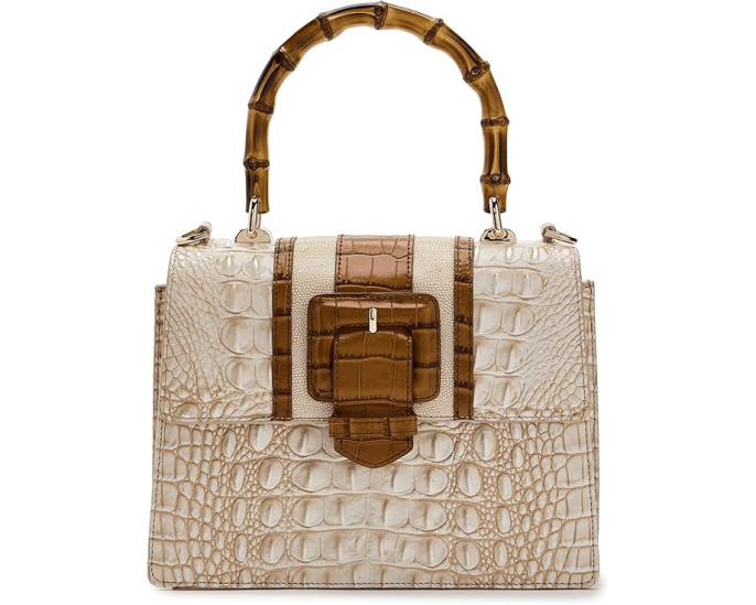 Сумка-сатчел Mod Small Hallie от Brahmin с бамбуковыми ручками