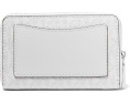 Визитница MICHAEL Michael Kors Jet Set Small Zip Around из тисненой кожи