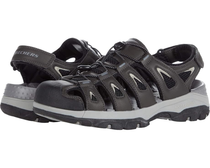 Сандалии Skechers Tresmen Outseen для рыбалки серые