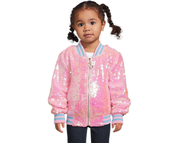 Бомбер Pretty In Pink Unicorn Sequin Bomber от Lola and The Boys