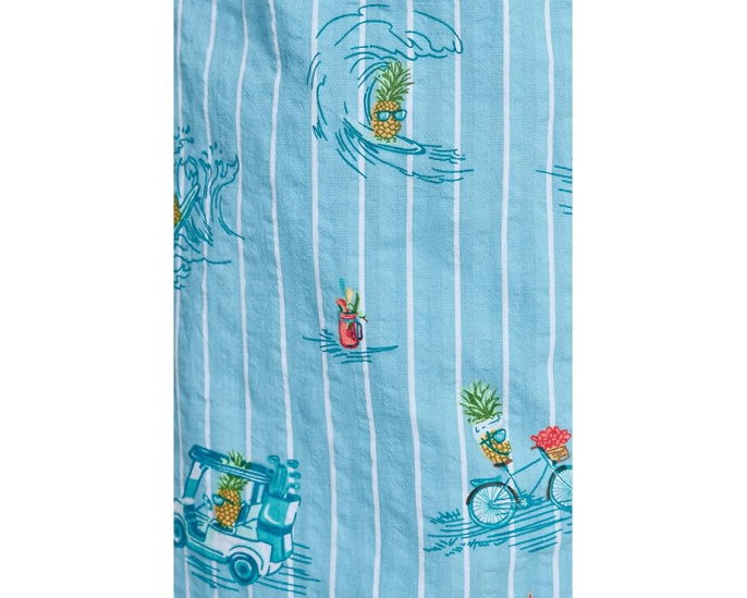 Хлопковые брюки Cotton Seersucker Woven Tommy Bahama с принтом
