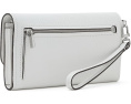 Клатч MICHAEL Michael Kors Jet Set Medium White на запястье