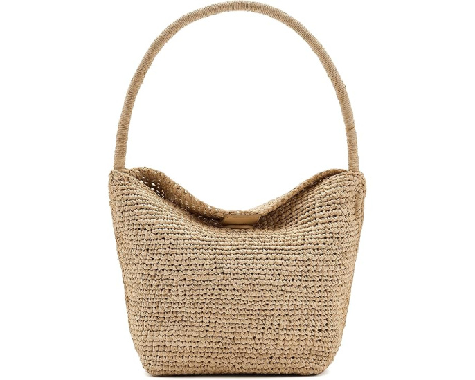 Madewell плетеная сумка из рафии на плечо