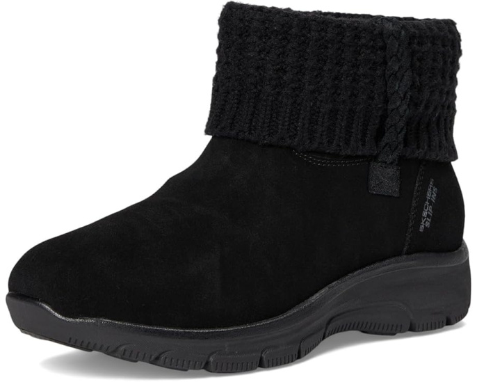 Ботинки SKECHERS Easy Going Cozy Lovin Hands Free Slip-ins с воротником из свитера