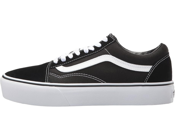 Кроссовки Vans Old Skool Platform с увеличенной подошвой и замшевым верхом