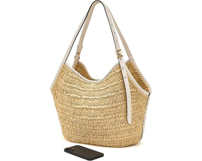 Сумка-тоут Kate Spade New York Deco Straw Tulip из соломки