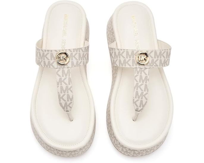 MICHAEL Michael Kors шлепанцы Koya на платформе с глянцевым верхом
