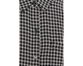 Wool Cotton Check Classic Collar Shirt