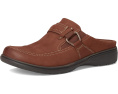 Слипоны Clarks Carleigh Viola из кожи с эластичной вставкой и фурнитурой