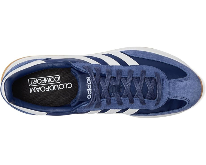 Дорожные беговые кроссовки Adidas Run 72 с полиэстеровым верхом и ретро дизайном