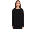 Norma Kamali Oversized Long Sleeve Top свободная длинная футболка с большими рукавами