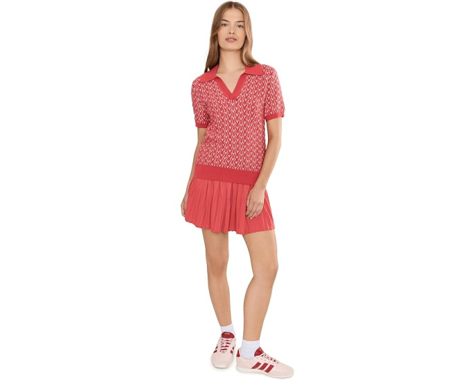 Топ Varley Ezrella Knit с воротником и ребристой отделкой