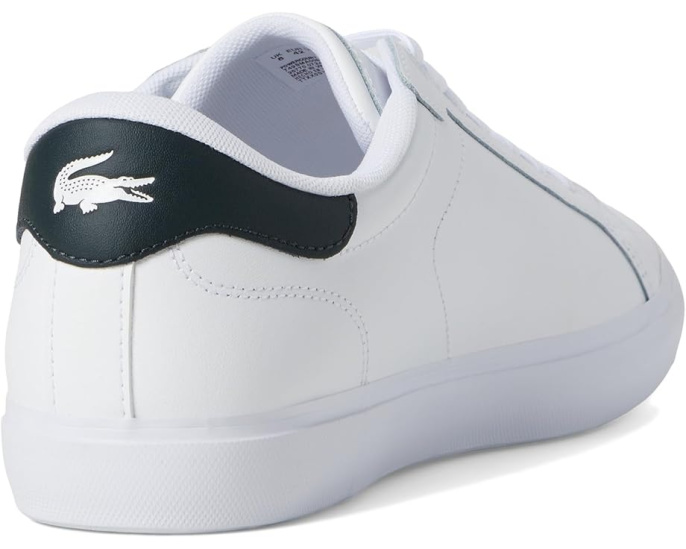 Кроссовки Lacoste Powercourt с верхом из кожи и контрастным крокодилом