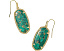 Серьги Elle Drop с малахитом и французской швензой от Kendra Scott