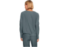 Свитер Eberjey Softest Sweats с лодочкой и каплевидным плечом