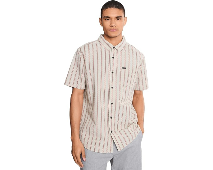 Рубашка Volcom Sato Stripe в полоску