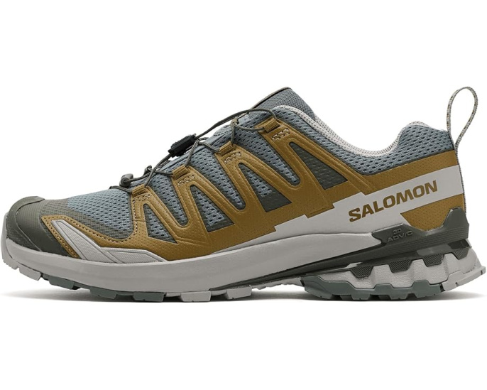 Кроссовки Salomon XA Pro 3D V9 с системой быстрой шнуровки Quicklace для стабильности