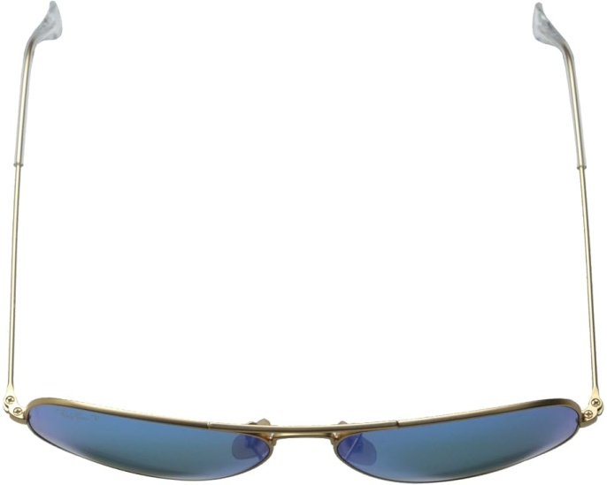 Ray-Ban RB3025 Aviator с зеркальными линзами Gold/Blue