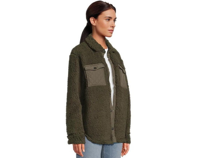 Куртка Calm Seas Shacket от Salty Crew с подкладкой из шерпы
