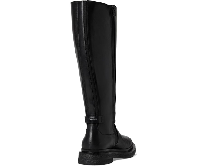 Высокие кожаные сапоги AllSaints Escher до колена