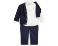 Polo Ralph Lauren Kids Рубашка из хлопкового оксфорда для младенцев
