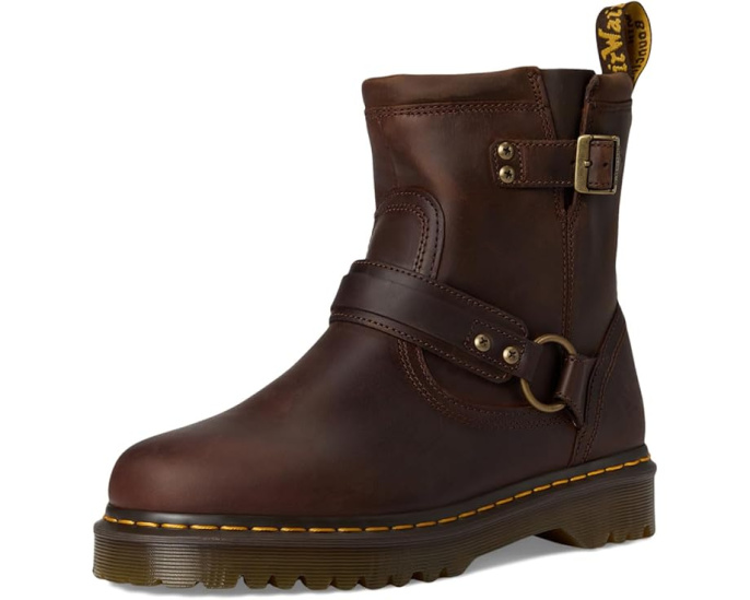 Ботинки Dr. Martens Anistone Harness в байкерском стиле