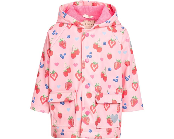 Непромокаемый плащ Hatley Kids Summer Berries на кнопках