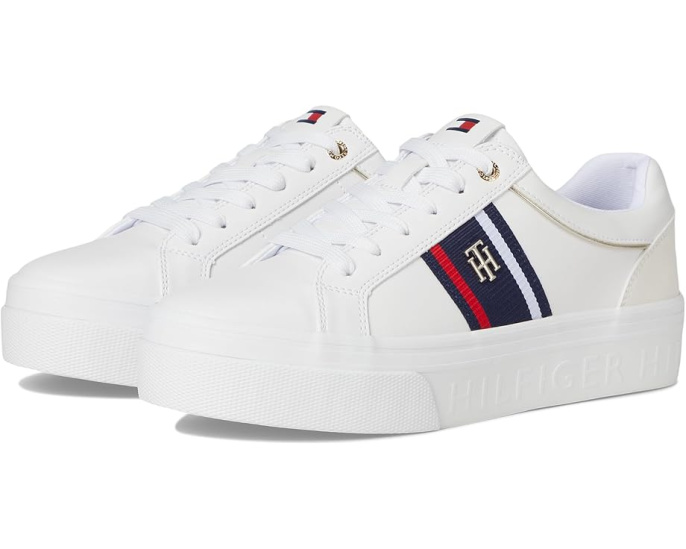 Кроссовки Tommy Hilfiger Badria белые с низким верхом
