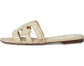 Сандалии Sam Edelman Bay Stone с логотипом и круглым носком
