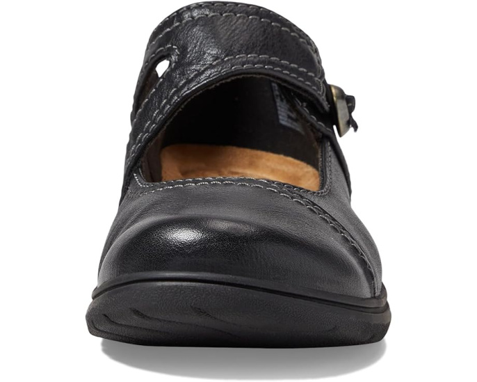Лодочки Clarks Carleigh Jane с глянцевым верхом и эластичным ремешком