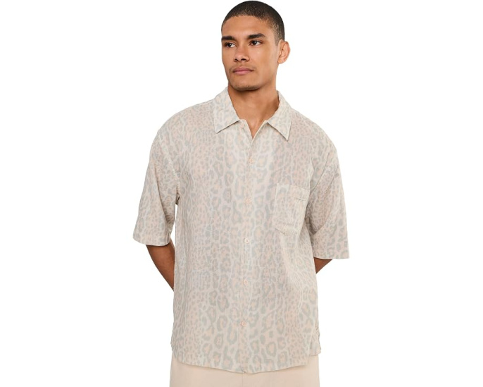Рубашка с коротким рукавом Cruz Leo Short Sleeve Shirt AllSaints