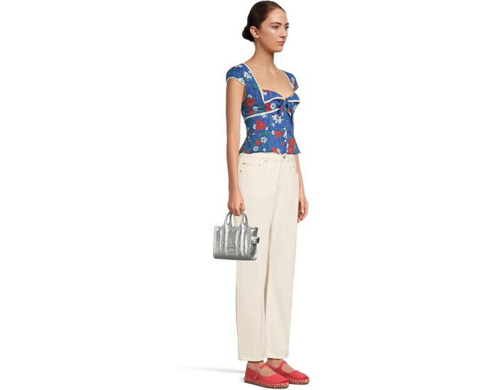 Металлическая сумка-тоут Marc Jacobs The Metallic Leather Crossbody Tote Bag