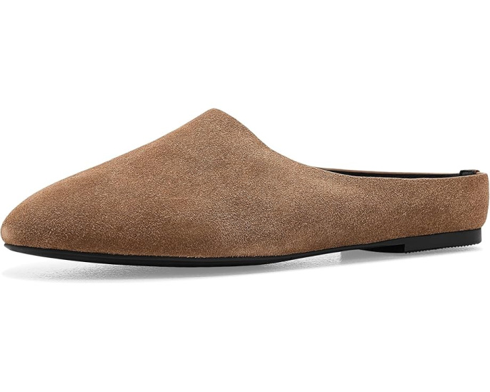 Ами Рафа замшевые мюли Blade Suede с округлым носком