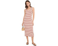 Платье миди Madewell Bloom Texture Tank с полоской