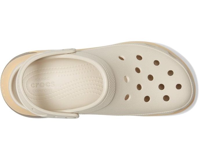 Кроссовки-клоги Crocs Mega Crush с высокой платформой и ремешком