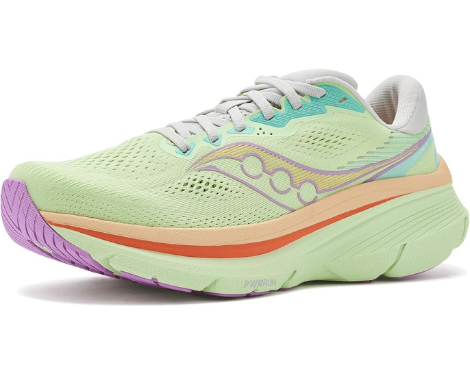 Кроссовки Guide 19 с максимальной амортизацией и широкой платформой Saucony