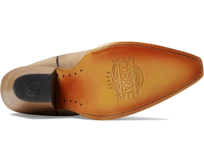 Corral Boots Z5203 сапоги с острым носком и вышивкой песком