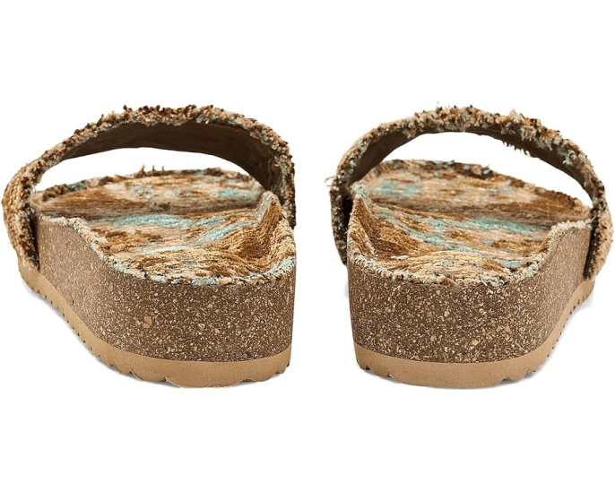 Сандалии Woven Wonders Footbed от Free People с текстильным верхом