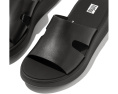 FitFlop сланцы F-Mode Raw-Edge Leather Flatform H-Bar
