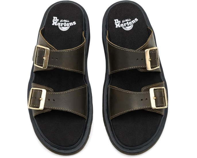 Сандалии Josef от Dr. Martens из кожи с открытым носком и стелькой из пены EVA