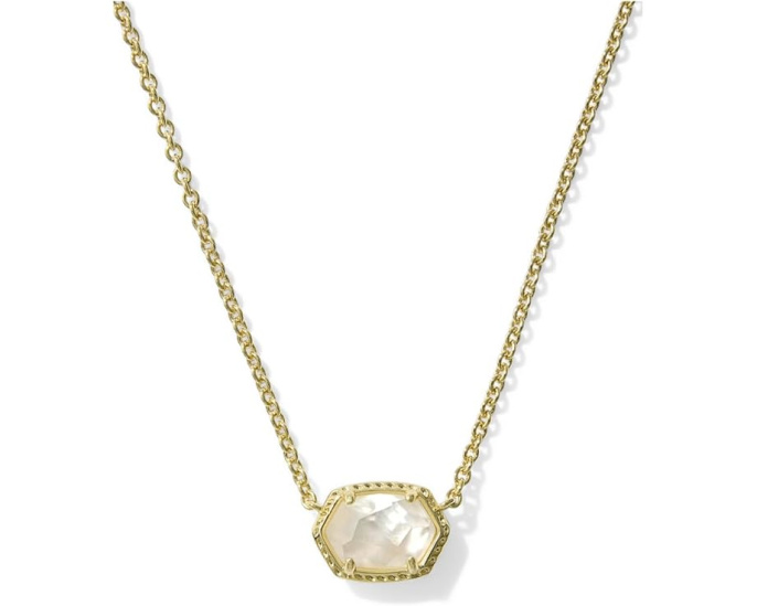 Подвеска Kendra Scott Daphne Frame Short золотистая