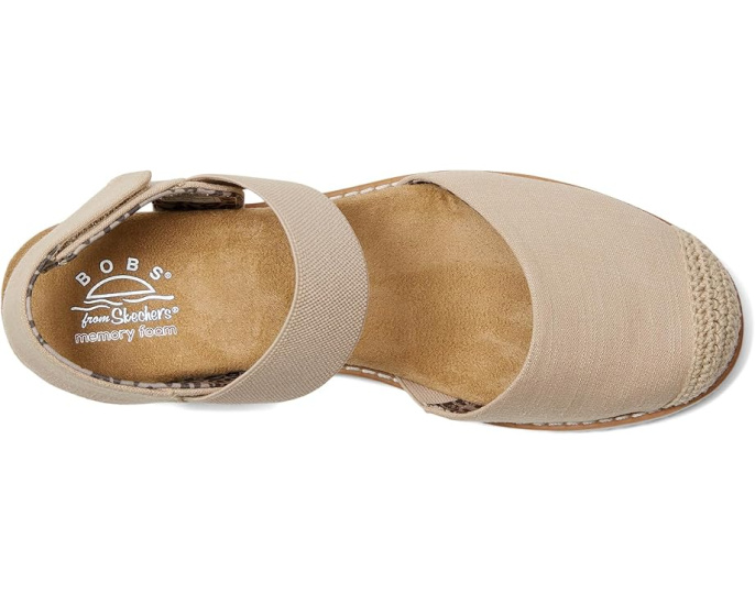 Сандалии BOBS from SKECHERS Desert Kiss Sun Shining на джутовой подошве