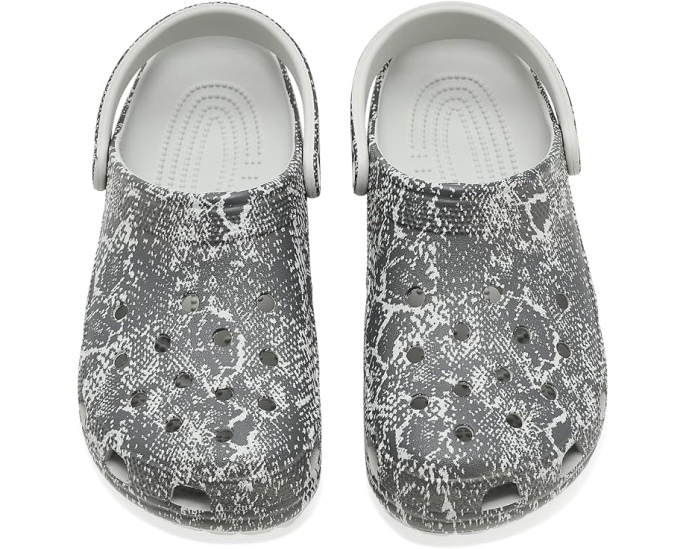 Клоги Crocs Classic Animal Print с анималистичным принтом