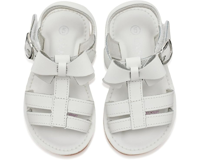 Сандалии L'Amour Shoes Kids Janie с открытым носком и бантом