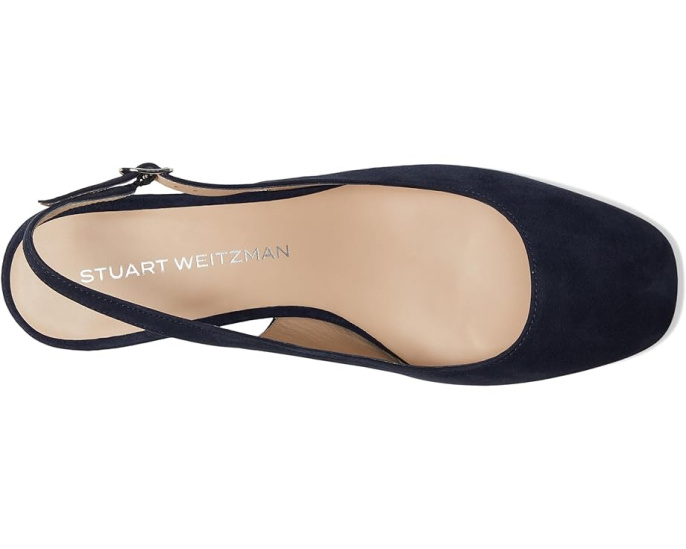 Stuart Weitzman туфли Maeve Slingback 35 с квадратным носком